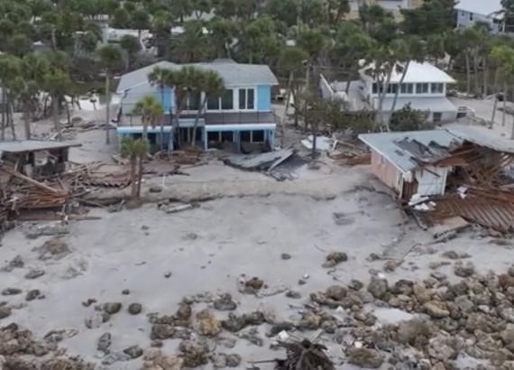 मिल्टन आँधीले ५० बिलियनको क्षति, प्रभावित क्षेत्रमा उद्धारकार्य जारी